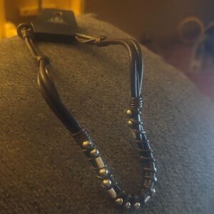 Paparazzi Black and Silver Men's Bracelet